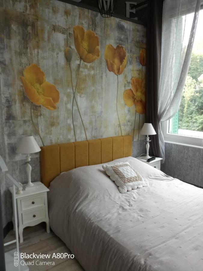 Studio Malou, Cuisine, Salle D'Eau, Terrasse Amenagee Olliergues 外观 照片