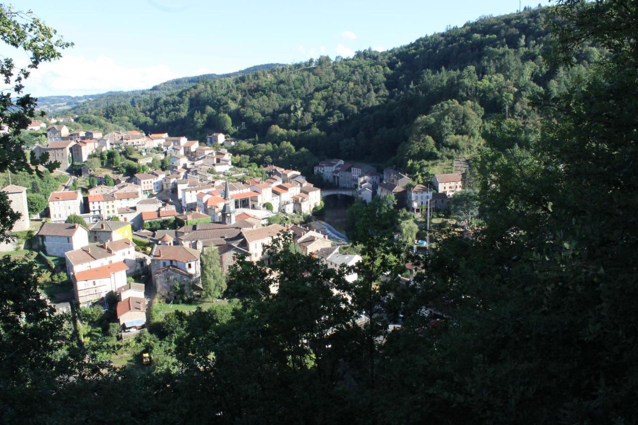 Studio Malou, Cuisine, Salle D'Eau, Terrasse Amenagee Olliergues 外观 照片