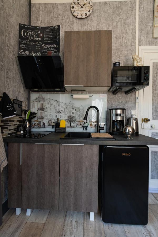 Studio Malou, Cuisine, Salle D'Eau, Terrasse Amenagee Olliergues 外观 照片